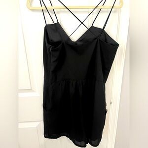 EXPRESS Black Summer Short Romper!